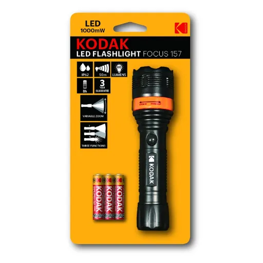 [7065] Kodak LED Flashlight Focus 157 Lumens