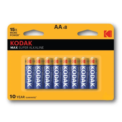 [7017] Kodak Max Alkaline AA 6+2 Unidades