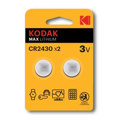 [7088] Kodak Max Lithium CR-2430 2-pack