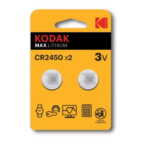 [7089] Kodak Max Lithium CR-2450 2-pack