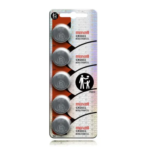 Maxell Lithium Battery CR-2032 5-pack