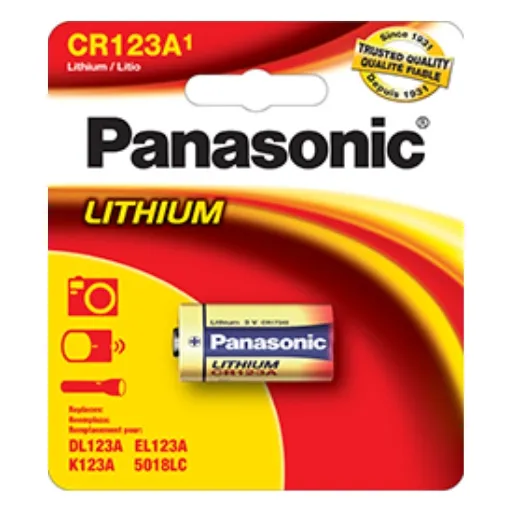 [43] Panasonic CR123A 3V Lithium Battery