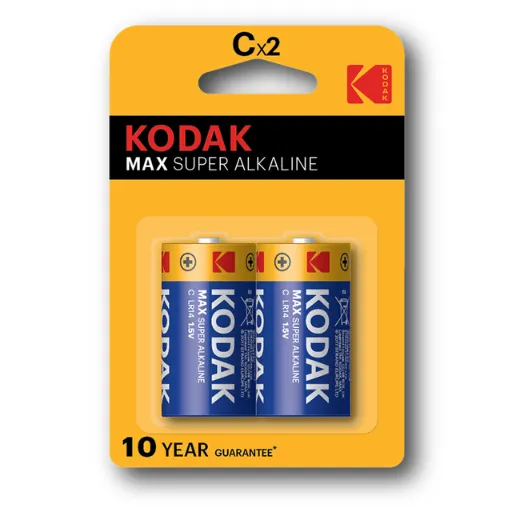 Kodak MAX Alkaline Battery C 2-pack