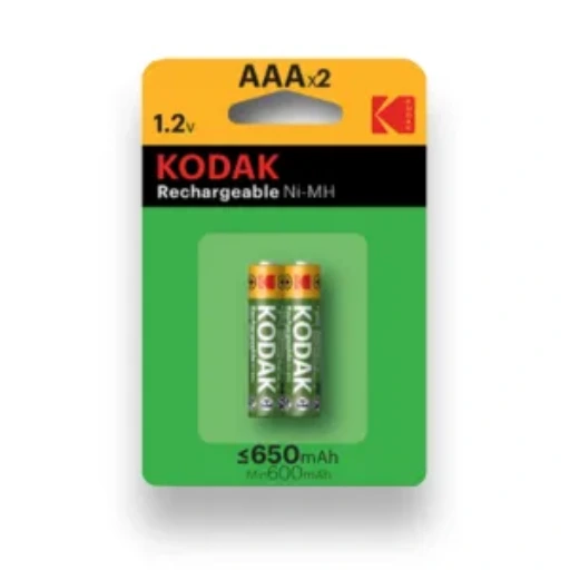 Kodak Rechargeable Battery AAA 1000mAh 2-pack
