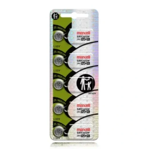 Maxell Silver Oxide Cell Battery SR936SW 394 1.55v