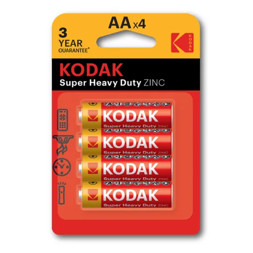 [7050] Kodak Heavy Duty AA 4-pack
