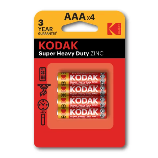 [7050] Kodak Heavy Duty AAA 4-pack